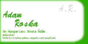 adam roska business card